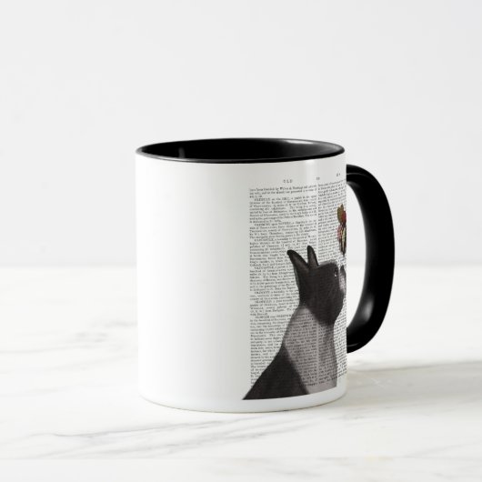 Mug Crème glacée Boston Terrier (Devant droit)