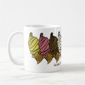 Mug Crème glacée Coloré icecreamliciouS Texte personna (Gauche)