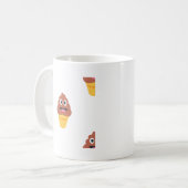 Mug crème glacée cône émoji (Devant gauche)