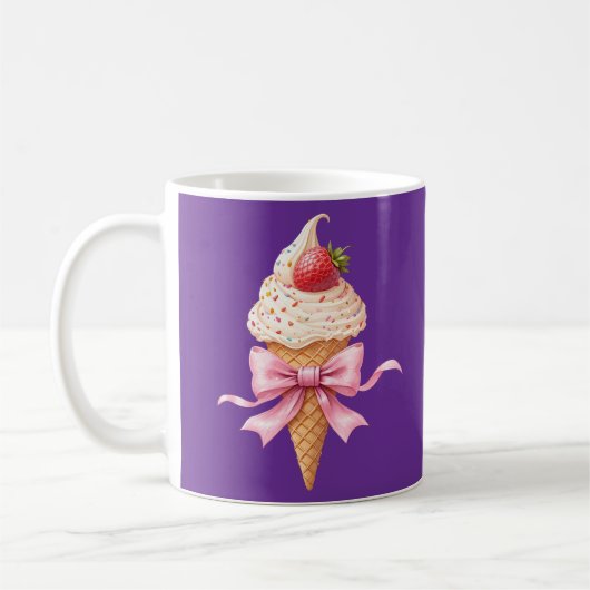 Mug Crème glacée Coquette Bow (Gauche)