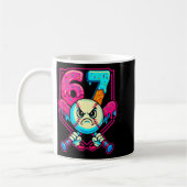 Mug Crème glacée de baseball qui coule Numéro 67 Six S (Gauche)