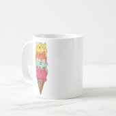 Mug Crème glacée de chats mignonne | Kawaii Kittens (Devant gauche)