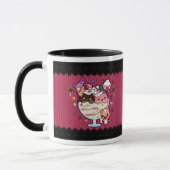 Mug Crème glacée de Kawaii attaquée ! (Gauche)