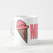 Mug Crème glacée de maman (Devant gauche)
