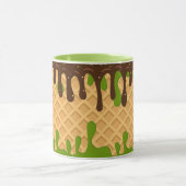 Mug Crème Glacée,En Train de Couler  Matcha Choco Blis (Centre)