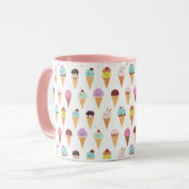 Mug Crème glacée Kawaii (Devant gauche)