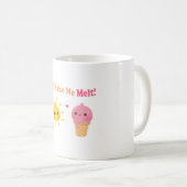 Mug Crème glacée mignonne et soleil Vous me faites fon (Devant droit)
