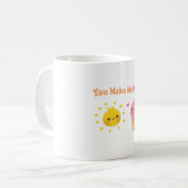 Mug Crème glacée mignonne et soleil Vous me faites fon (Devant gauche)