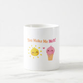 Mug Crème glacée mignonne et soleil Vous me faites fon (Centre)