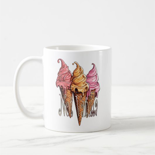 Mug Crème glacée non style de vie vanille (Gauche)