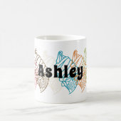 Mug Crème glacée - Plan coloré Texte personnalisé (Centre)