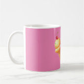 Mug Crème glacée rayée rose (Gauche)