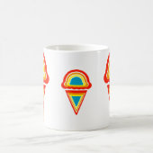 Mug crème glacée rétro rainbowz (Centre)