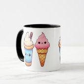 Mug Crème glacée Whimsical - Kawaii Illustrations Snac (Devant gauche)