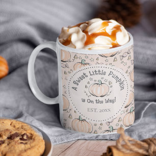 Mug Crème neutre pour le genre Petite maman Citrouille