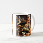 Mug Crème pour café ForknWild (Devant droit)