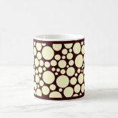 Mug Crème Tachetée sur Marron Foncé (Centre)