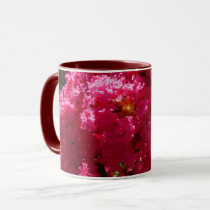 Mug Crepe Myrtle Tree Magenta Floral