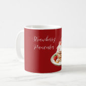 Mug Crêpes aux fraises rouges (Devant gauche)