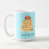 Mug Crêpes Floconneuses Avec Sirop D'Érable, Fruit Et  (Gauche)