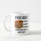 Mug Crêpes Rend Chaque Heure Une Heure Heureuse Crêpe (Gauche)