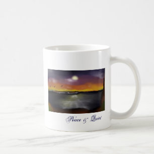 Mug Crépuscule 1 d'océan, paix et tranquillité