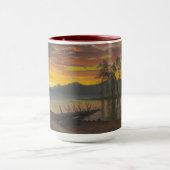Mug Crépuscule, le lac Tahoe, c.1870s (huile sur la (Centre)