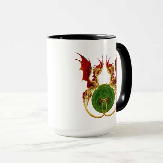 Mug Crescent Céleste Lune Et Dragons (Devant droit)