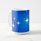Mug Crescent Moon Avec Symbole étoiles (Devant gauche)
