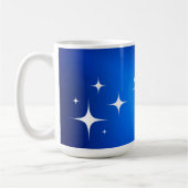 Mug Crescent Moon Avec Symbole étoiles (Gauche)