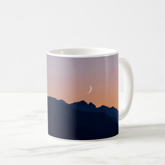 Mug Crescent Moon & Vénus | Seabeck, Washington (Devant droit)