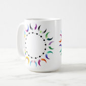 Mug Crescent Pride Lunes et Bague Coeur (Devant gauche)