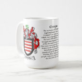 Mug Crespo, l'origine, la signification et la crête (Devant gauche)