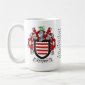 Mug Crespo, l'origine, la signification et la crête (Gauche)