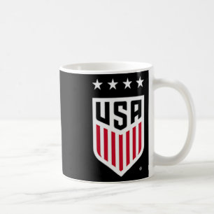 Mug Crest Face Avant Arrière Usa Soccer Navy Uswnt Sou