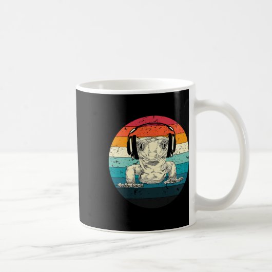 Mug Crested Gecko Jouer Jeu Vidéo Joueurs Drôle (Droite)