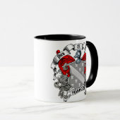 Mug Crête de famille d'Allington (Devant droit)