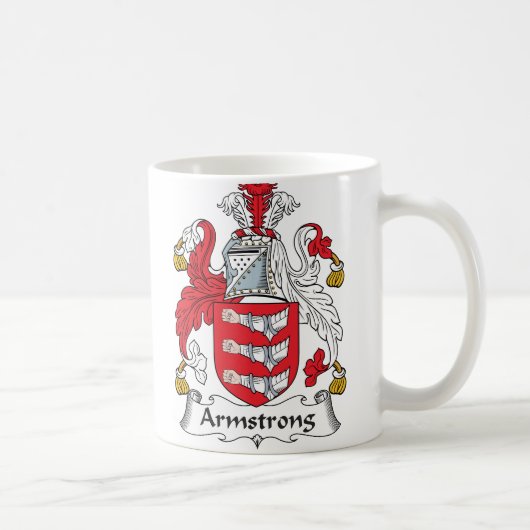 Mug Crête de famille d'Armstrong (Droite)