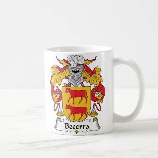 Mug Crête de famille de Becerra (Droite)