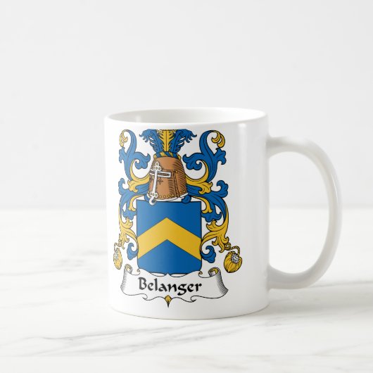Mug Crête de famille de Belanger (Droite)