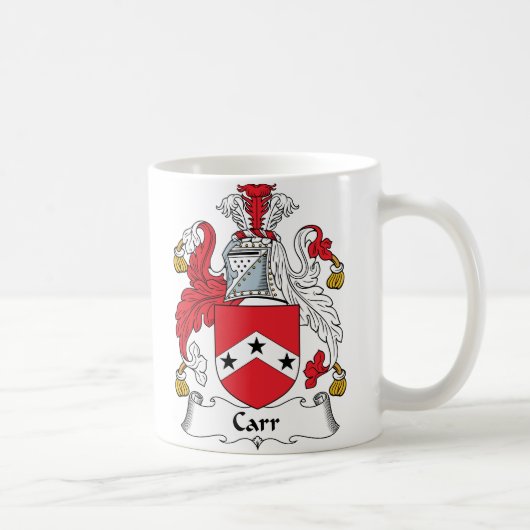 Mug Crête de famille de Carr (Droite)