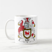 Mug Crête de famille de Cole (Gauche)