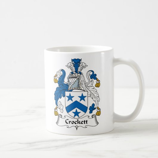 Mug Crête de famille de Crockett (Droite)