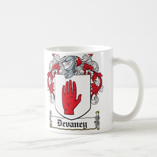 Mug Crête de famille de Devaney (Droite)