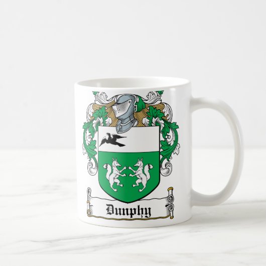 Mug Crête de famille de Dunphy (Droite)