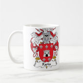 Mug Crête de famille de Faria (Gauche)