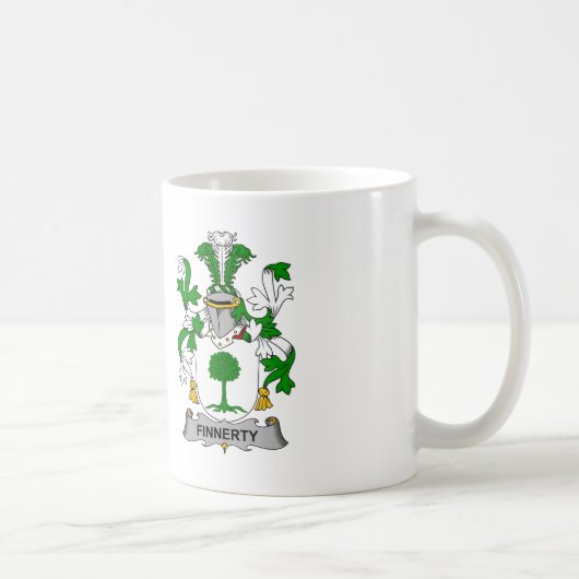 Mug Crête de famille de Finnerty (Droite)