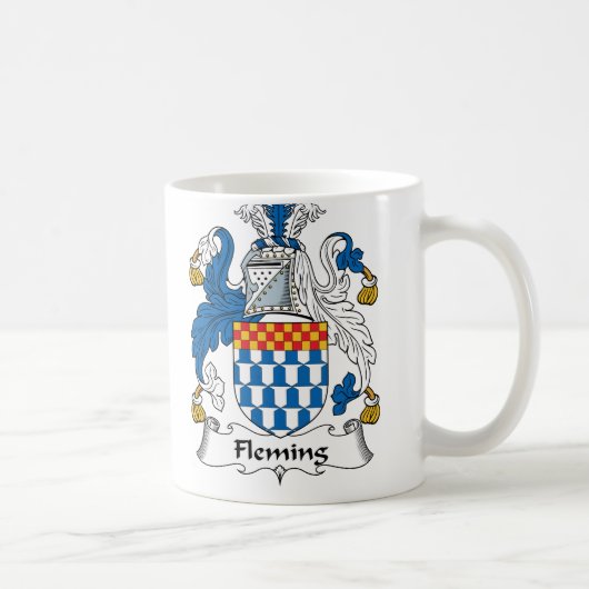 Mug Crête de famille de Fleming (Droite)