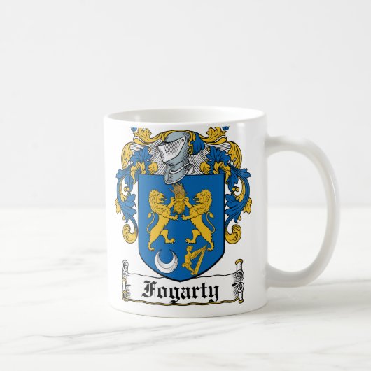 Mug Crête de famille de Fogarty (Droite)