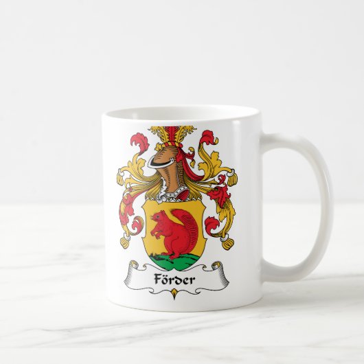 Mug Crête de famille de Forder (Droite)